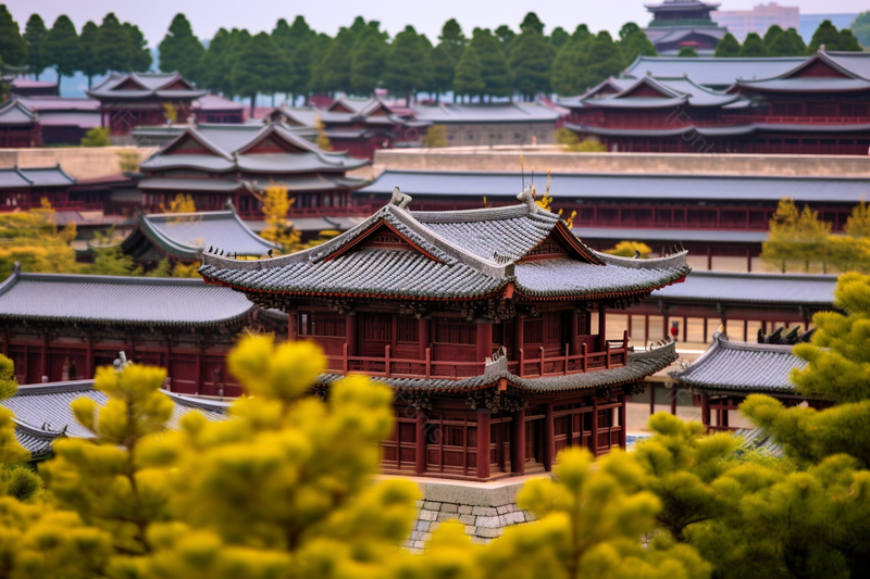中国风古代建筑群旅行地,高清,摄影图,摄影图片,图片大全,摄影图免费下载
